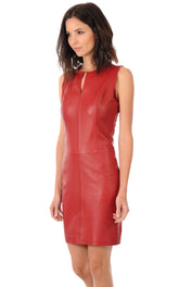 Women Genuine Leather Dress WD 01 SkinOutfit